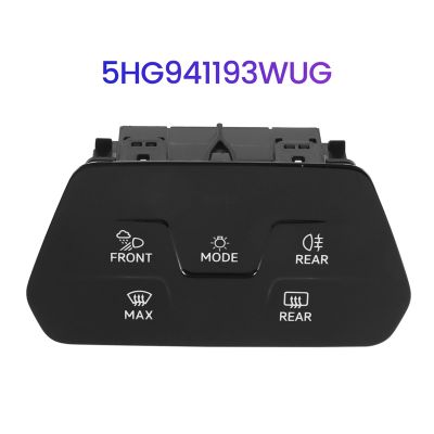 Car Touch Screen Auto Headlight Light Switch Fog Lamp Button for VW Golf 8 MK8 5HG 941 193 WUG