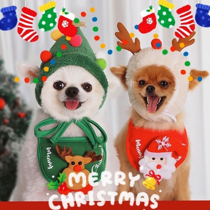 smilewil-เสื้อผ้าสัตว์เลี้ยง-หมวกสัตว์เลี้ยง-s-m-หมวกแมว-หมวกคริสต์มาส-หมวกปาร์ตี้-หมวกฉลอง-เทศกาล-คริสมาสต์แต่งตัว