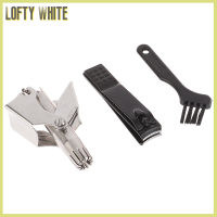 Lofty เหล็กกล้าไร้สนิมขนาดเล็กแบบเก็บฝุ่นอเนกประสงค์สีขาวทำความสะอาดง่ายพกพาสะดวกและไม่มีแบตเตอรี่ซักกันน้ำจิวจมูกคิ้วหูผม
