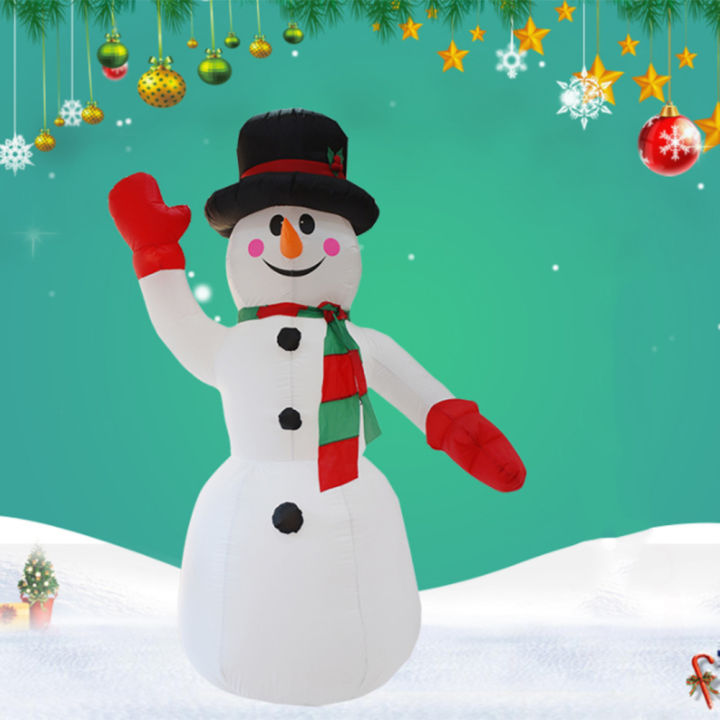 [Zeberdany] 2.4M Inflatable Christmas Snowman Model Christmas Garden