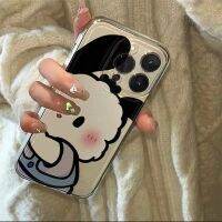 Creative Graffiti Face Hello Kitty iPhone11/12/13 เคสโทรศัพท์คู่ XR/XS Apple 15 สไตล์ใหม่