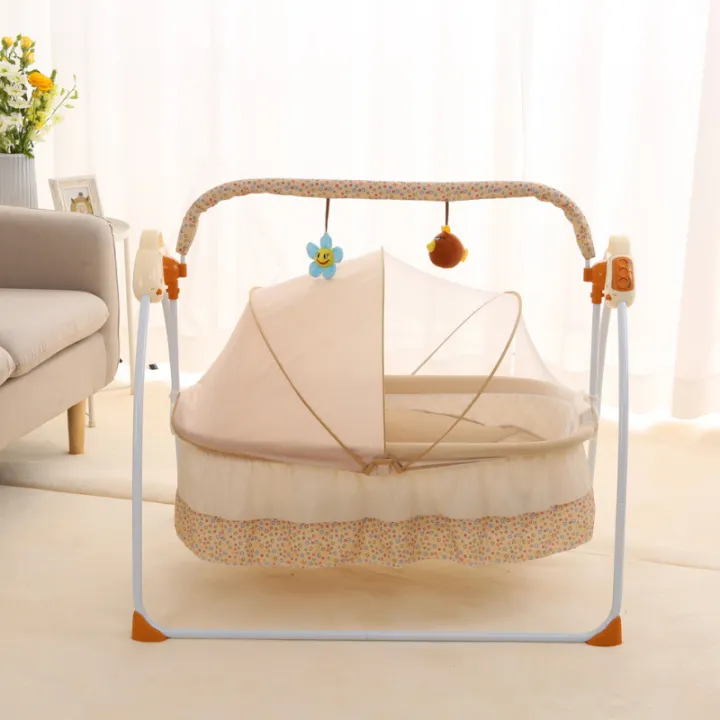 Automatic Baby Rocking Cradle Swing Bed