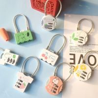 【CC】❆  Password lock steel wire password padlock student dormitory gym cabinet bag electric car basket helmet