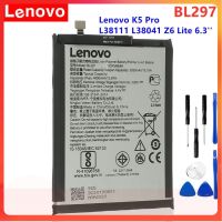 แบตเตอรี่แแท้ Lenovo K5 Pro L38111 L38041 Z6 Lite 6.3นิ้ว  BL297 4050MAh + เครื่องมือ