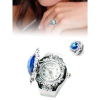 นาฬิกาแหวน : หัวแหวนสีน้ำเงิน