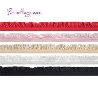 [Hot Sale] BRISTLEGRASS 2 5 10หลา5/8 Quot; 15MmFrilly RuffledTrim ยืดหยุ่นแปนเด็กซ์วงเทปคาดศีรษะ LingerieSewing หัตถกรรม