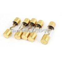 ☎❂ 5 Pcs Gold Tone Clear AGU Glass Tube Fuses 9 x 37mm 100A 12V for Car