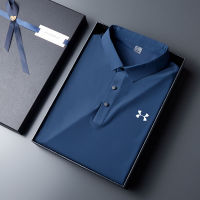 ? Under Armour UA Short-Sleeve Polo Shirt Sports T T-shirt Ice Silk Quick-Drying Top Summer New Golf Mens Lapel