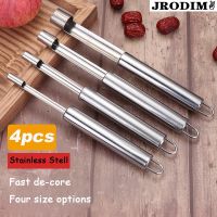 [ABLE] StainlessFruit Corer RedCherryPear Corer FruitCore Remover SlicerFruit And Vegetable Tools