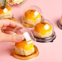 10Pcs Dessert Transparent Mooncake Pastry Baking Trays Wedding Supplies