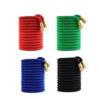 High Quality 16FT-150FT Expandable Garden Hose Magical Telescopic Hose High Pressure Car Wash Hose Seamless Ribbon Watering Pipe