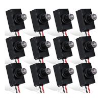 12 Packs Dusk to Dawn Sensor for Outdoor Lighting 120V Photoelectric Switch Photocell Light Sensor for Outdoor Bulbs