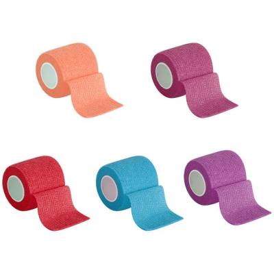 Bandage Tape Roll Breathable Colourful Flexible Stretch Bandage Flexible Bandages Cohesive Bandage for Ankle Knee Elbow benchmark