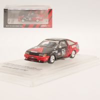 IN NO 1:64 Toyota Corolla AE86 LEVIN 25 alloy toy car toys for children diecast model car Birthday gift