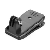 【support】 xqwznb 1Pc Action Camera Clip For Go Pro Hero 7 6 5 Degree Rotary Clip Backpack Mount Sports Camcorder Accessories