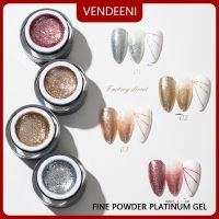 【CW】 Vendeeni Flash Gel polish Manicure Varnishes Set Glitter Painting Varnish