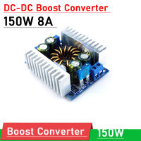 150W 8A DC-DC Boost Converter 10-32V ถึง9-46V 12V 15V 19V 24V 36V แรงดันไฟฟ้าโมดูลรถแบตเตอรี่