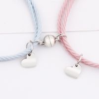 【hot】◕  1Pair Braid Rope for Lovers Pendant Couple Jewelry