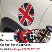 สีดำธงรถถังน้ำมันเชื้อเพลิงฝาครอบสติกเกอร์สำหรับ Mini One Cooper F55 F56 F57 1.5ครั้งรถจัดแต่งทรงผมอุปกรณ์ตกแต่งรถยนต์