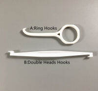 ทันตกรรม Aligner Retainer Retriever Romover Take Off Clear Invisable ce Double Heads Ring Hooks สีขาว