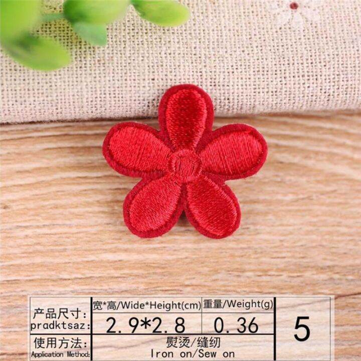 maxsin-fun-10pcs-cute-small-flower-patches-iron-on-applique-parch-kids-bags-dress-embroidery-stickers-diy-decals-decorative