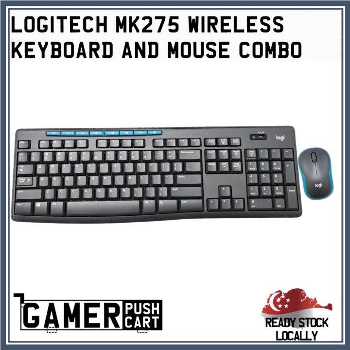 Logitech MK275 Wireless Keyboard and Mouse Combo Lazada Singapore