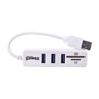 ฮับไมโคร Usb 2.0พอร์ต Usb หลากหลายคอมโบ Sd/บัตร Tf แผงตัวอ่านตัวแยก Usb 3/6อะแดปเตอร์ Usb สำหรับอุปกรณ์คอมพิวเตอร์