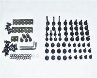 【Must-have】 CNC Complete Fairing Bolts ตัวถังรถสกรู Nuts Kit สำหรับ Fit Yamaha R6 1998 1999 2000 2001 2002 2004