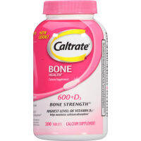 sure USA Caltrate แท็บเล็ตแคลเซียม วิตามินดี แคลเซียมคาร์บอเนต 600+D3 Bone Strength Health Calcium Supplement 200 Tablet