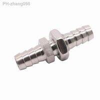 304 Stainless Steel Bulkhead Hosetail Pipe Fitting 3 4 6 8 10 12 13 14 16 20mm Hose Barb Connector Water Gas Fuel Panel Install