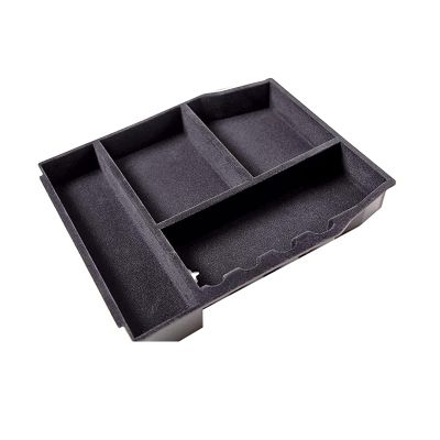 Center Console Organizer Tray for 2021 Ford F150 F-150 Armrest Flocking Insert Storage Box Organizer Car Accessories