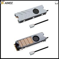 AIMEE ปรับได้ ทองแดง PWM หม้อน้ำคอมพิวเตอร์ ฮีทซิงค์ SSD M.2คูลเลอร์ NVMe M.2 2280ระบายความร้อน