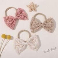 【Ready Stock】 ► C18 1Pc Baby Infant Print Big Bowknot Headband Soft Safety Band Hair Accessory for Toddler