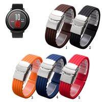 22mm สายนาฬิกาซิลิโคนอ่อนนุ่มสำหรับ Huami Amazfit PACE