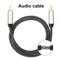 【DT】Gold-Plated Digital Optical Fiber Cable RCA Male To Male Subwoofer Cable Aluminum for Amplifiers Player for Home Theater HDTV  hot