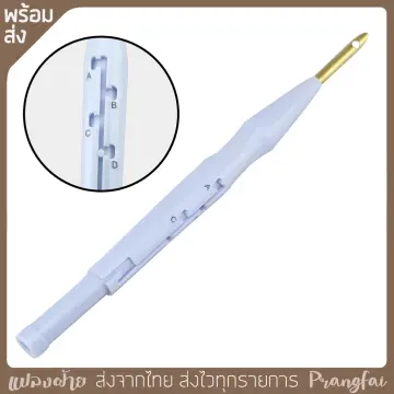 TECHCHIP Punch Needle Tool Kit Embroidery Stitching Punch Needle & Needle  Threader Embroidery Poking Cross Stitch Tools Knitting