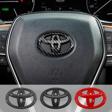 Toyota logo deals steering wheel cover