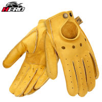 HEROCAR Leather Gloves, Soft Thick with Breathe Holes, Spring Autumn men and women Fashion, Car Driving Motorcycle Riding