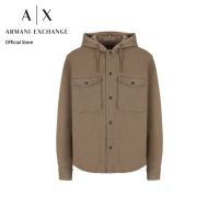 AX Armani Exchange เสื้อเชิ้ตผู้ชาย รุ่น AX 6RZCL1 Z196Z1784 - สีน้ำตาล