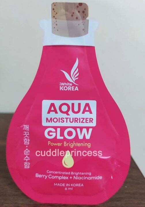 Iwhite I white Korea Aqua Moisturizer Glow Power Brightening (6ml