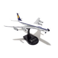 1:300ขนาด B707-330B เครื่องบินรุ่นเครื่องบิน Lufthansa luftpost สายการบินเครื่องบินโลหะผสมเครื่องบินรุ่น F คอลเลกชัน