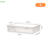 ?【Lowest price】HOMA กล่องเก็บเอกสาร A4ตั้งโต๊ะสำนักงานทดสอบกระดาษจัดเก็บใบรับรองกล่องเก็บเอกสารคัดแยกข้อมูลโปร่งใส