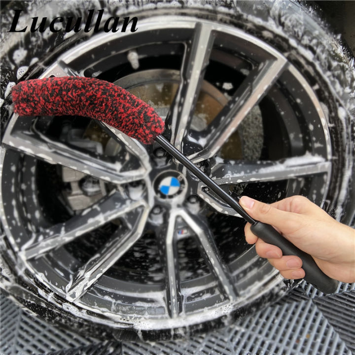 lucullan-wheel-woolie-car-detailing-brush-adjustable-43cm-cleans-wheel-rim-chrome-brake-dust-from-barrels-amp-hard-to-reach-areas