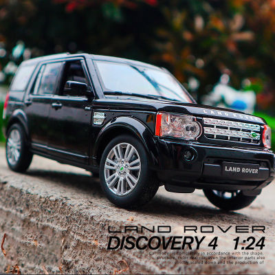 WELLY 1:24 Land Rover Discovery 4 SUV รถโลหะผสม Diecasts &amp; ของเล่นรถรุ่น Miniature Scale รุ่นรถของเล่นสำหรับเด็ก