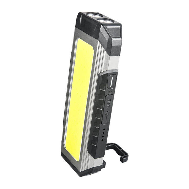 ไฟฉายพกพาแบบชาร์จแม่เหล็ก-led-spotlight-cob-floodlight-7โหมดไฟฉายแบบชาร์จไฟฉุกเฉิน