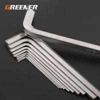 GREENER 1ชิ้น1.5มิลลิเมตร-17มิลลิเมตร Hex Key อัลเลนประแจเมตริกขนาดโครเมียมวานาเดียมเหล็กประแจหัวบอลยาวคู่มือเครื่องมือซ่อมแซม