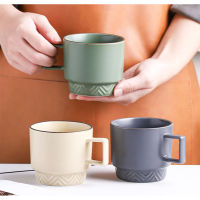 Creative Ceramic Mug Water Coffee Cup Set Breakfast Milk Juice Couple Drinking Tea Cup Drinkware for Home Office Restaurant