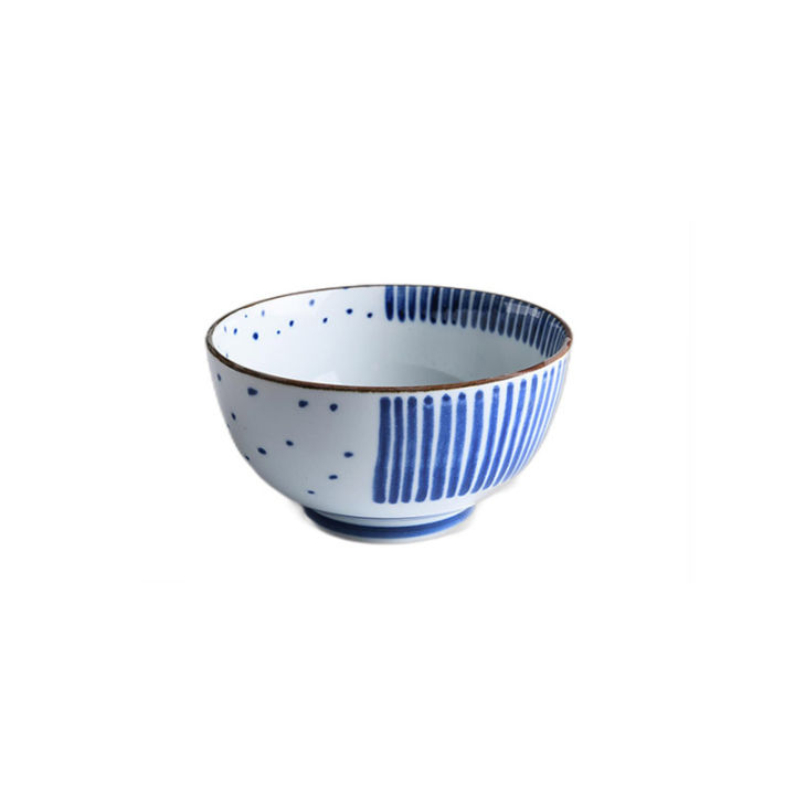 japanese-imported-ceramic-noodle-bowl-soup-bowl-chopsticks-bowl-small-bowl-retro-tableware-household-creative-personalized-rice-bowl-soup-bowlth