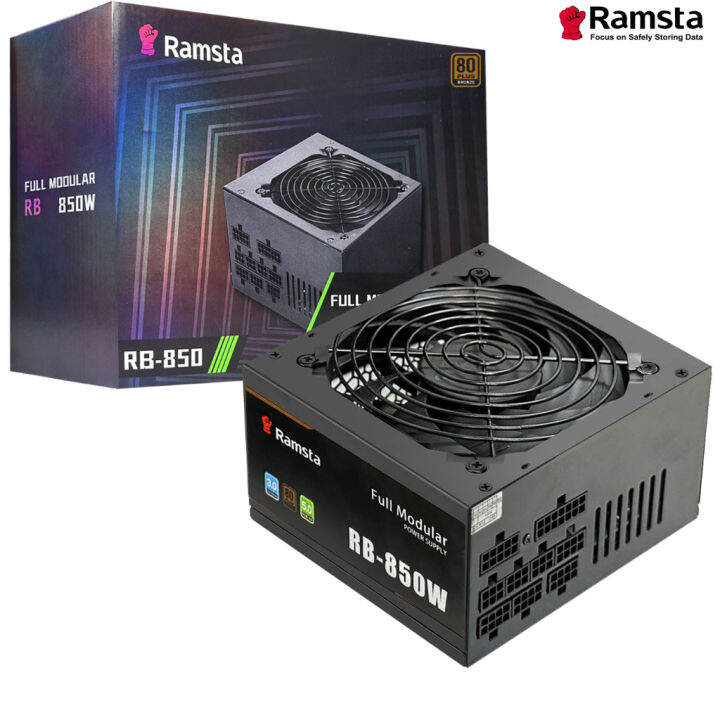 Ramsta Full Modular ATX 3.0 550W 650W 750W 850W 1000W 80 Plus Bronze