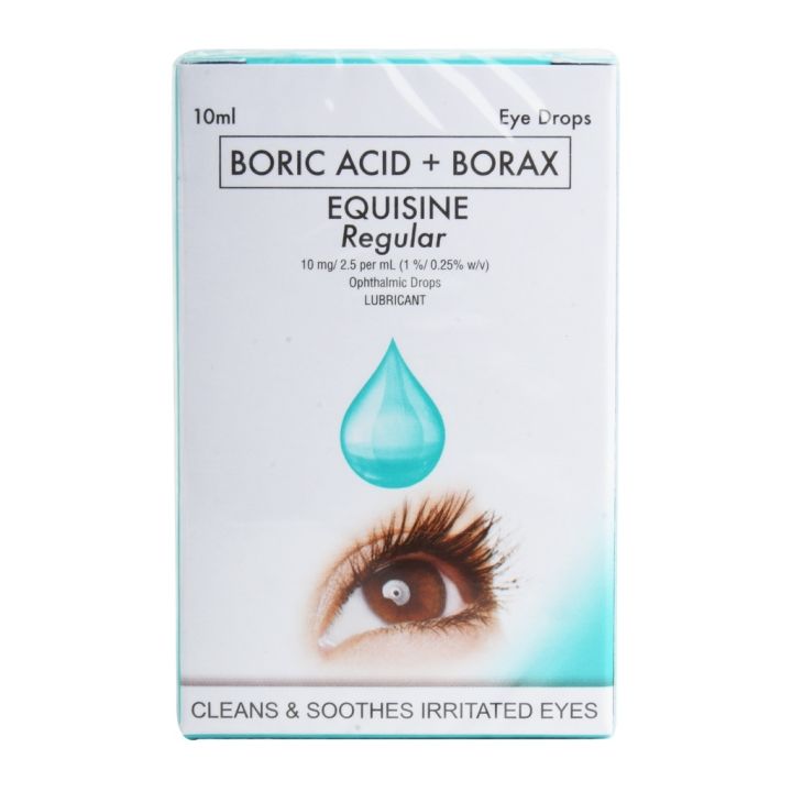 EQUISINE Boric Acid Borax Regular Eye Drops 10ml Lazada PH